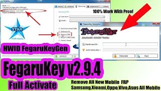 FegaruKey v2.9.45 Full Tool || Full Activate All Mobile Frp Remove