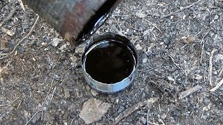 Как добыть березовый деготь \\ Bushcraft skills: How to make birch oil