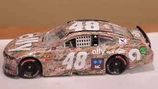2019 Jimmie Johnson Ally Patriotic 1:64 (NASCAR Authentics Die-Cast Review)