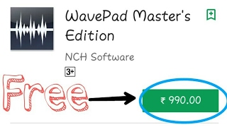 how to download wavepad master's edition for free in android " hindi "