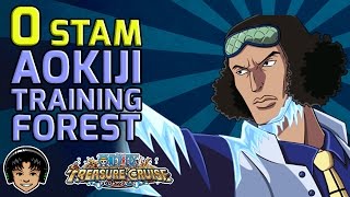 Aokiji Training Forest - 0 Stamina with Double INT Mihawk [One Piece Treasure Cruise]
