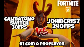 Jogando 1v1 com o JohnCris7  - X1 FORTNITE