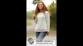 Джемпер Спицами, Сверху Связанный - модели 2019 / Sweater with knitting needles