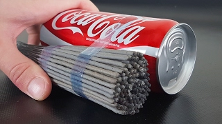 EXPERIMENT: SPARKLERS vs COCA COLA