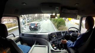 トレーラーの運転風景２