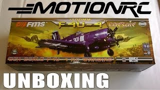 MotionRC / FMS F4U CORSAIR 1700mm Unboxing In HD Part 1 of 3