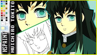 SpeedDrawing Muichiro Tokito on MS Paint | Kimetsu no Yaiba / SPEEDPAINT -  Subscriber's Request