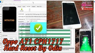 Oppo A71 CPH-1717 Hard Reset Pass Code Pattern Unlock By Odin