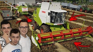 Nowy Nabytek ☆ Żniwa na 2x Claas'y [Sąsiedzka Pomoc] ✔ "Sąsiedzi"#46 Farming Simulator 19☆