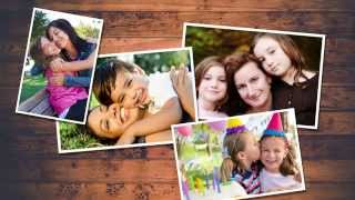 Four Photos Flash On Slide Style