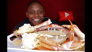 KING CRAB & SNOW CRAB SEAFOOD BOIL MUKBANG | EATING SHOW | RIP KOBE AND GIANNA |킹 크랩과 눈게 해산물 종기
