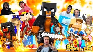 Minecraft - THE LITTLE CLUB FACE CAM BATTLE!!!! - Donut the Dog Adventures -