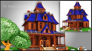 Substance painter - How to texturing a Stylized House