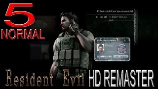 Resident Evil HD Remaster - CHRIS Walkthrough [NORMAL] Part 5 Final