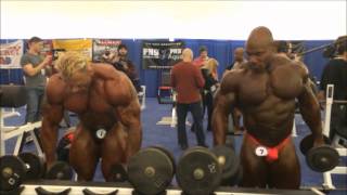 Backstage with Bodybuilders 2014  Arnold Classic