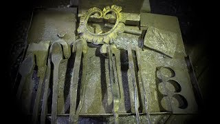 Blacksmithing tools. Художественная ковка. Кузнечный инструмент. Перебойки и вырубки