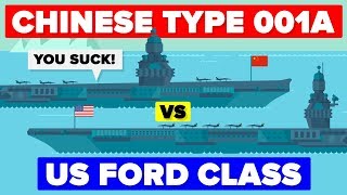 Aircraft Carrier Comparison: Chinese Type 001A VS The US Ford Class Carrier - Army / Navy Comparison