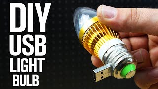 Mini USB Light Bulb - DIY LED Project