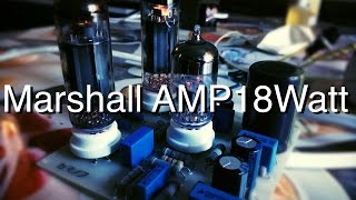 Двухтактный усилитель на 6П14П и 6Н2П по схеме Marshall