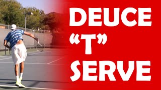 "T" Serve On Deuce Side | SERVE LOCATIONS