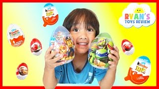 KINDER SURPRISE EGGS Unboxing!!!