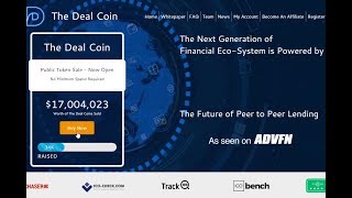 The Deal Coin - blockchain lending platform! ICO