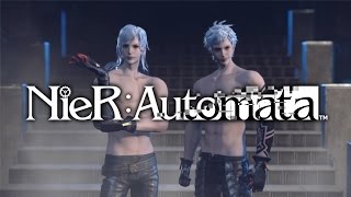 Nier automata Fourth Boss Fight on Very Hard Adam and Eve Boss Fight