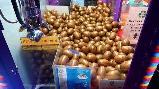 FOUND A MYSTERY GOLD EGG MACHINE!!! (WHAT'S INSIDE WILL BLOW YOUR MIND)