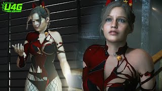 Neko Claire Mod Resident Evil 2 Remake Gameplay and cutscenes