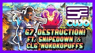SoaR Cujo- G7 Massacre in Predator Lobby ft Nokokopuffs & Snipedown (Apex Legends)