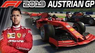 F1 2019 AUSTRIAN GP | SEBASTIAN VETTEL | 25% RACE❗❗