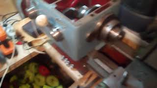 Токарный станок EMU 200, Lathe . Установил зубчатую рейку.