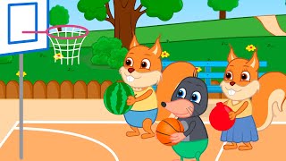 Famille d'Écureuil - Basket Avec Fruits Vidéos Animé 2020 en Français 13+