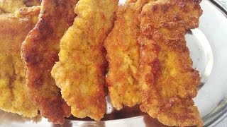 Bakina kuhinja - pohovane krmenadle (breaded pork chops)
