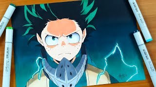 How To Draw Izuku Midoriya - Step By Step (Full Page Tutorial) - Boku No Hero Academia