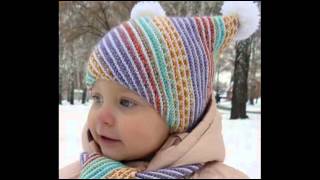 Вязание классных шапочек для детей