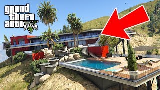 BILLIONAIRE MANSION HOUSE TOUR!! (GTA 5 Mods)