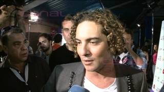 David Bisbal: "Con Chenoa me llevo bien"