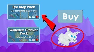 Growtopia - BUYING CRACKER AND EYE DROP PACKS ! GOT NEW LEASH?? ( WinterFest 2017-2018)