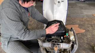 ヤマハのインジェクション車両の不具合あるある！ビーノの燃料ポンプを久しぶりに交換してみました♪ ばいく屋だっく