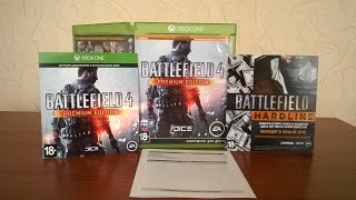 Battlefield 4 Premium Edition Распаковка Unboxing