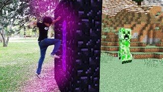 PORTAL DE MINECRAFT A LA VIDA REAL 2