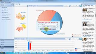 Biểu đồ - Báo cáo - Thống kê - Phần mềm Quản lý Tài chính cá nhân vMoney