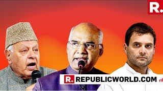 WATCH: Farooq Abdullah Slams Congress Over Attack On President Kovind