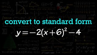 Q1, write parabola in standard form