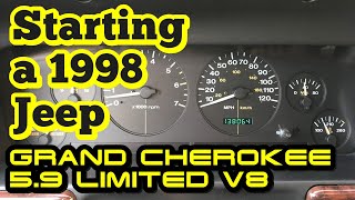 Starting a 1998 Jeep Grand Cherokee 5.9 Limited V8
