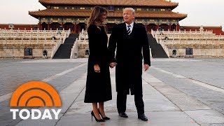 President Donald Trump Arrives In Beijing For High-Stakes Meetings | TODAY