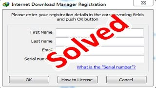 How to Fix IDM has been Registered with fake Serial Number ( IDM Universal Crack)