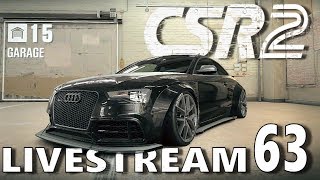 CSR Racing 2 1.11.3 - LIVE ROLLING FOR RS 5 - HD 1080p Live stream 63