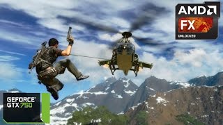 Just Cause 2 (benchmark)//FX6300+GTX 750 1GB+8gbRAM
